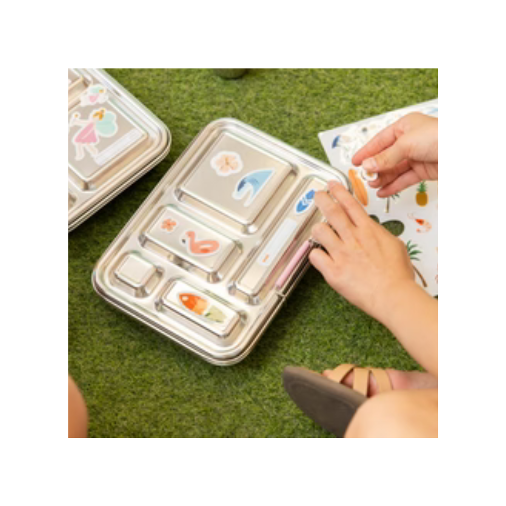 Nudie Rudie Reusable Lunch Box Stickers - Surf's Up