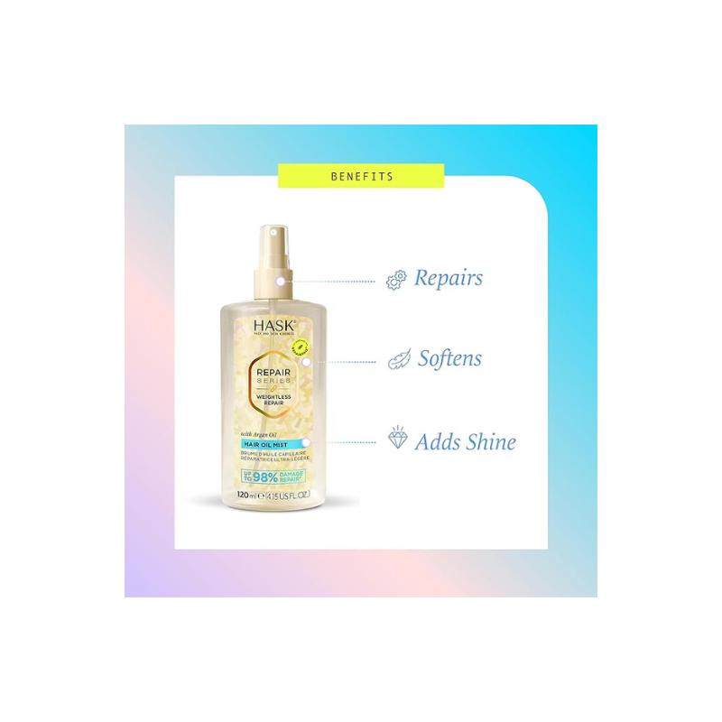 Hask Repair Series - Weightless Repair Hair Oil Mist