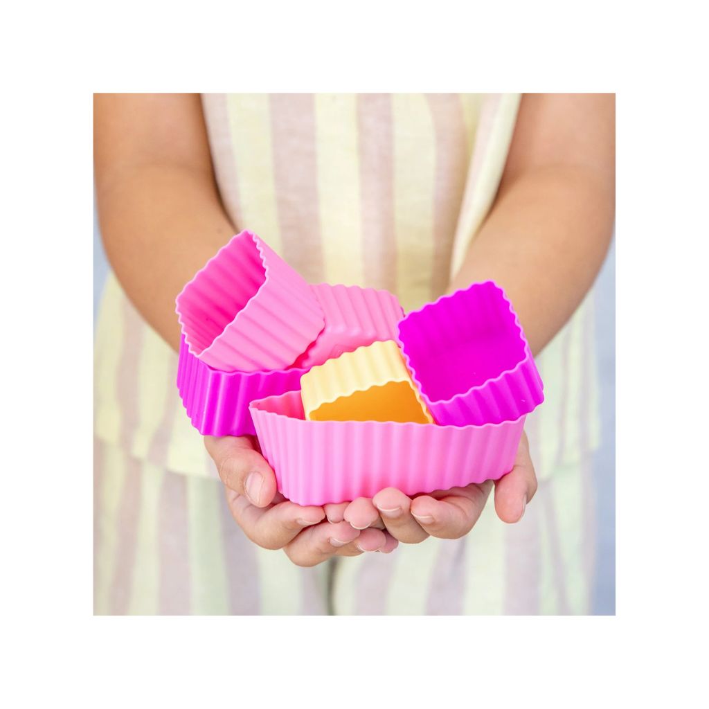 Montiico Feast Bento Cups 3pcs - Fuchsia