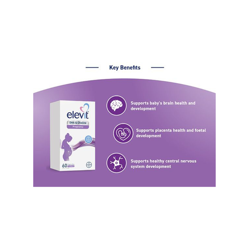 Elevit DHA + Choline Pregnancy 60 Capsules