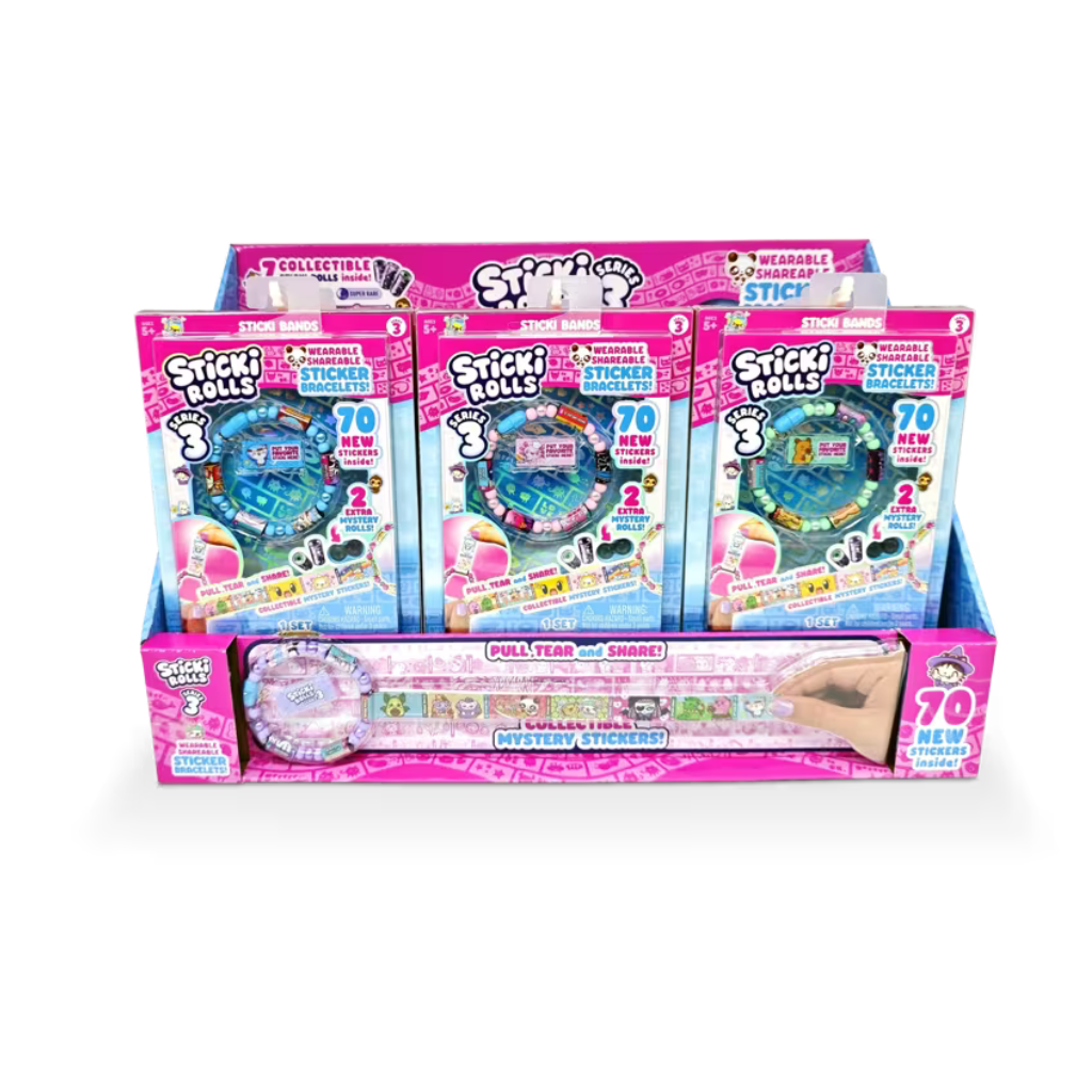 Sticki Rolls Sticki Bands Series 3 Assorted Styles