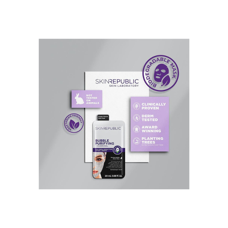 Skin Republic Bubble Purifying Charcoal Face Mask