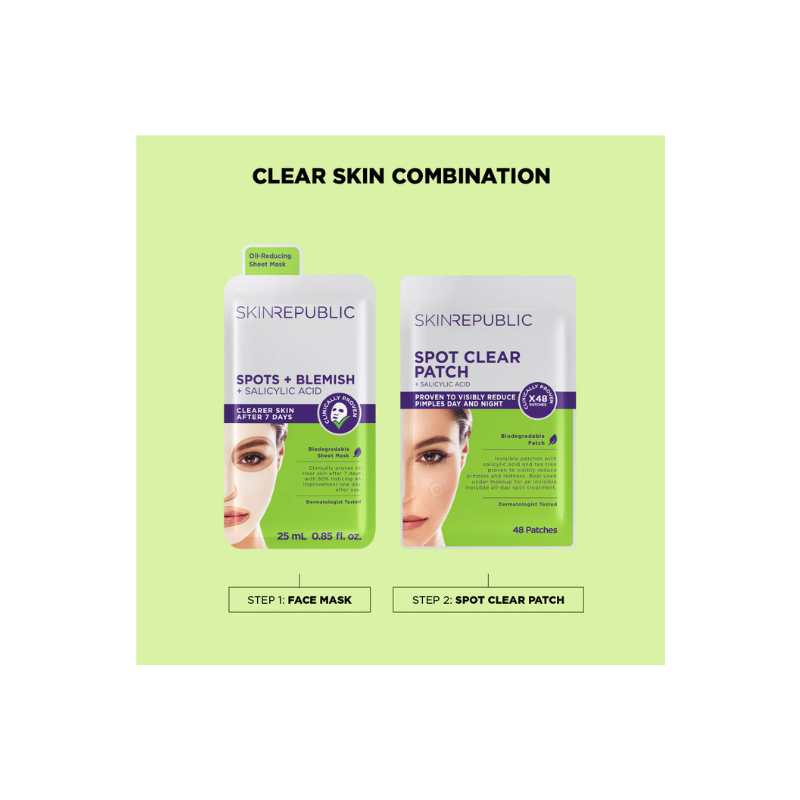 Skin Republic Spot Clear Salicylic Acid Patch 48 Pack