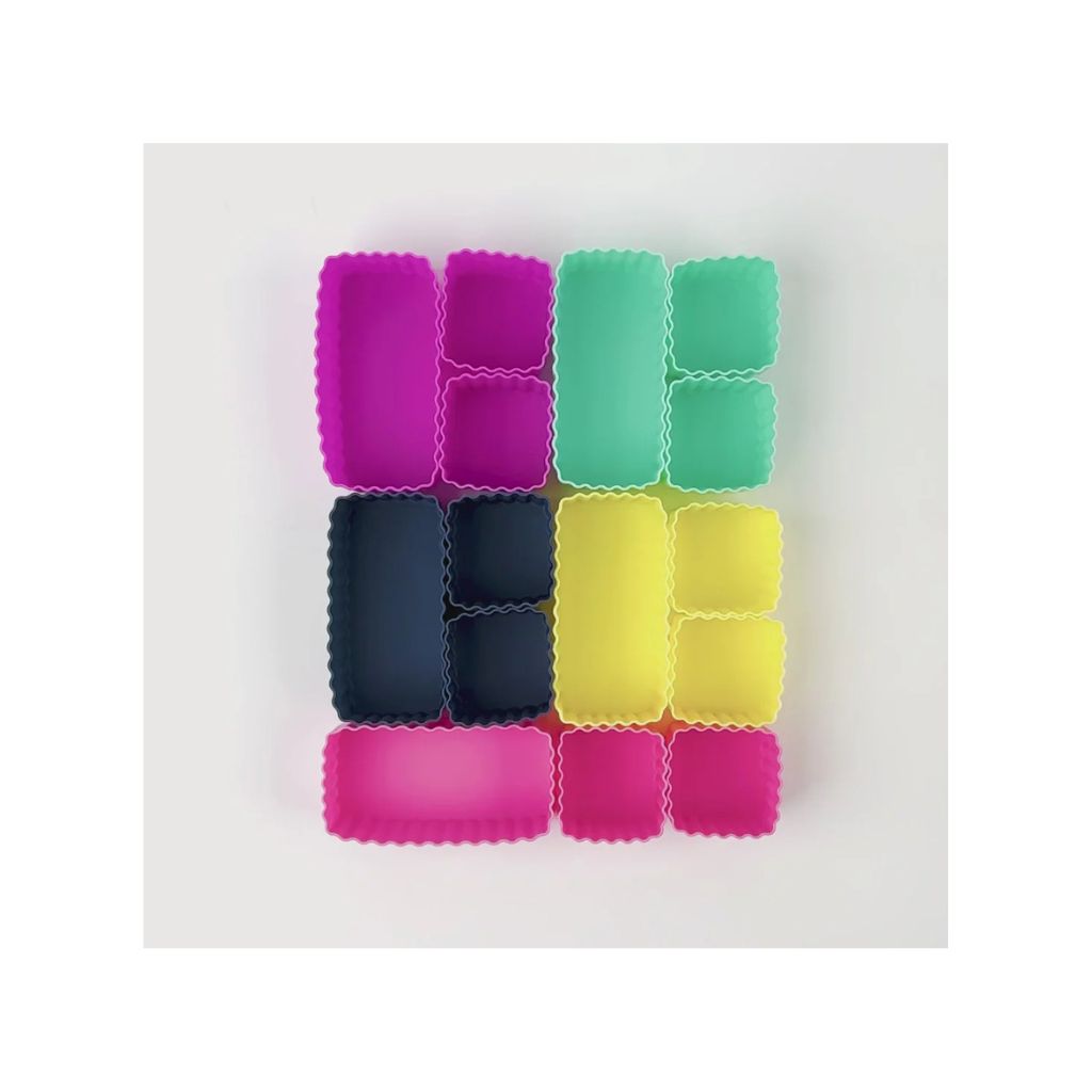Montiico Feast Bento Cups 3pcs - Fuchsia