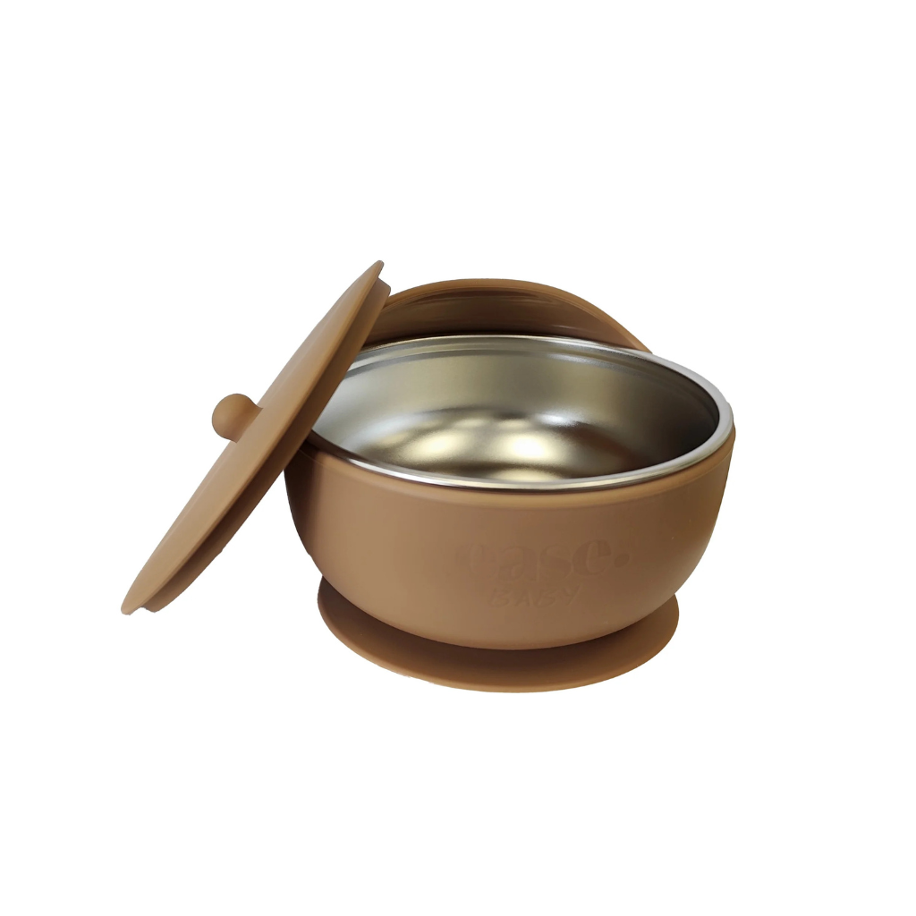 Ease.Baby Stainless Steel Suction Bowl with Lid