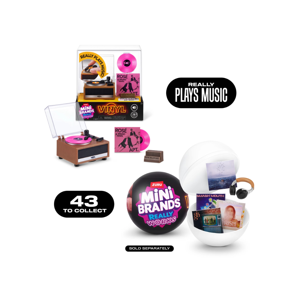 ZURU Mini Brands Really Works Vinyl Playset Assorted