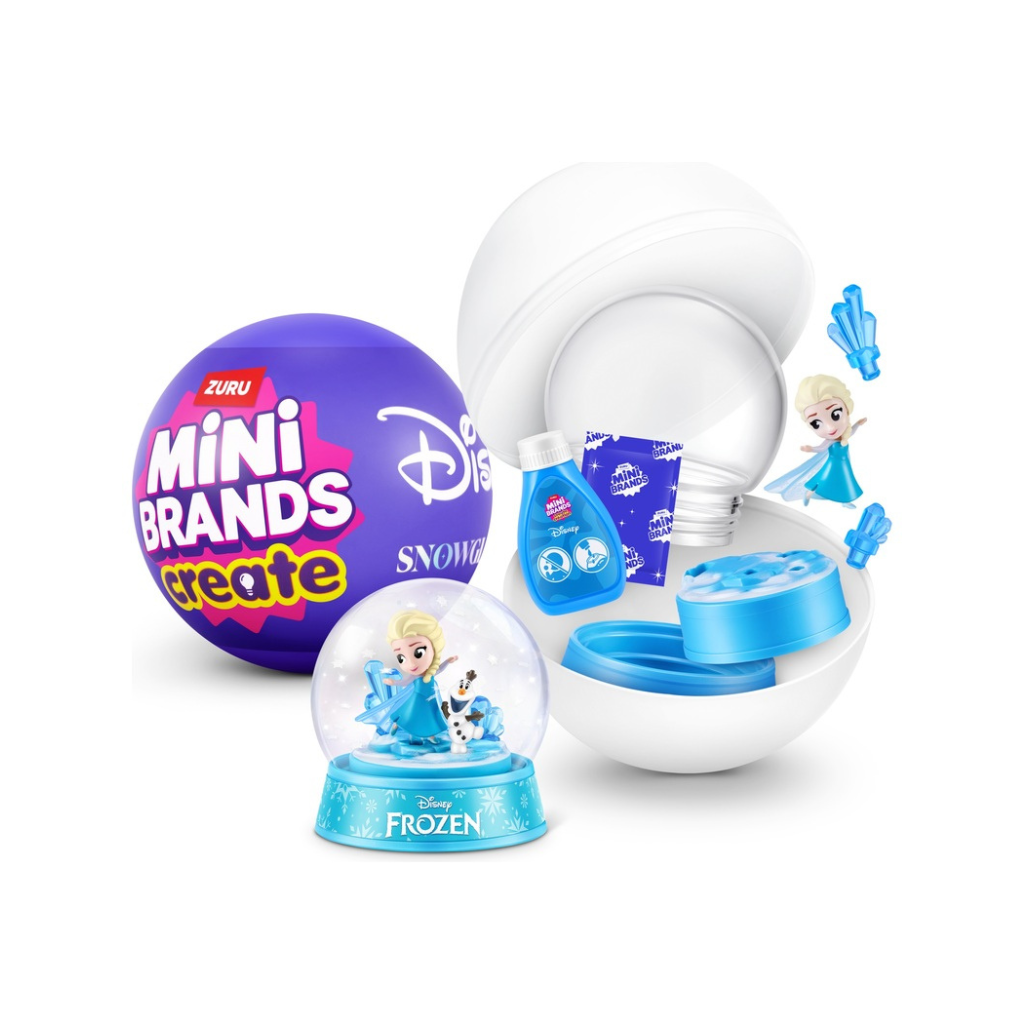 ZURU Mini Brands Create Disney Snow Globe Series 1 Capsule - Assorted