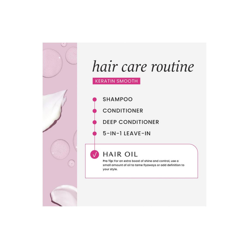 Hask Keratin Oil Smoothing Shine Oil 18ml