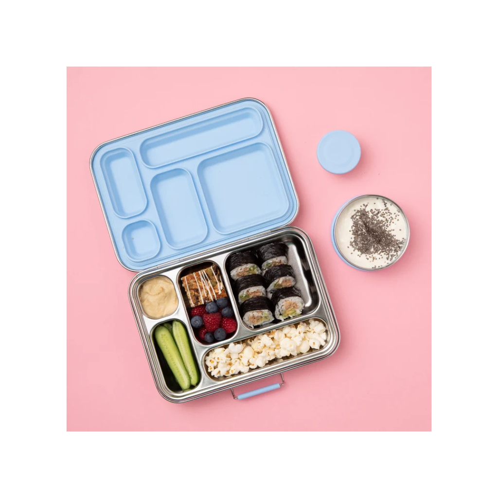 Nudie Rudie Five Compartment Leakproof Stainless Steel Lunch Box
