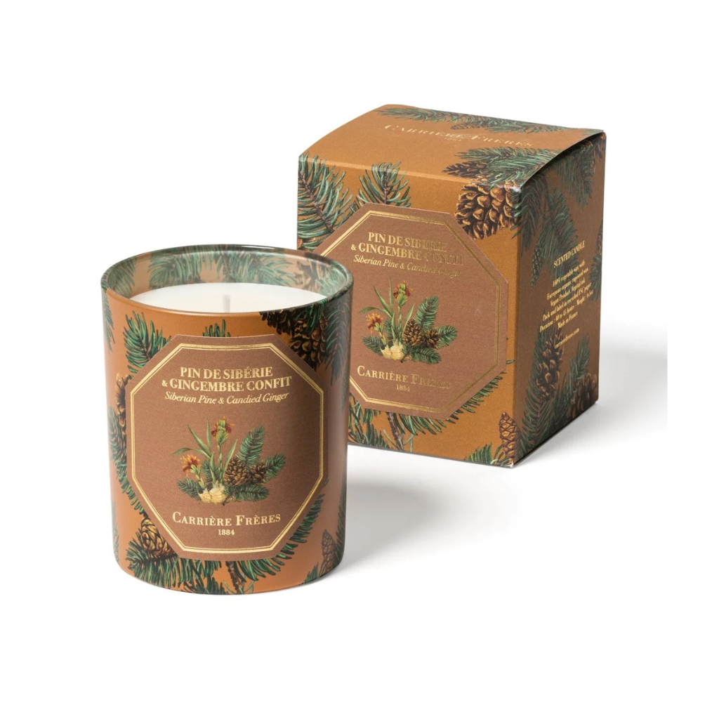 Carrière Frères Christmas Edition Siberian Pine & Candied Ginger Scented Candle