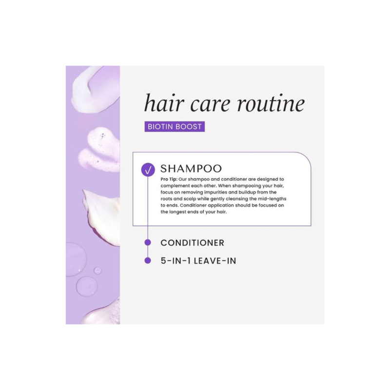 Hask Biotin Boost Shampoo 355ml
