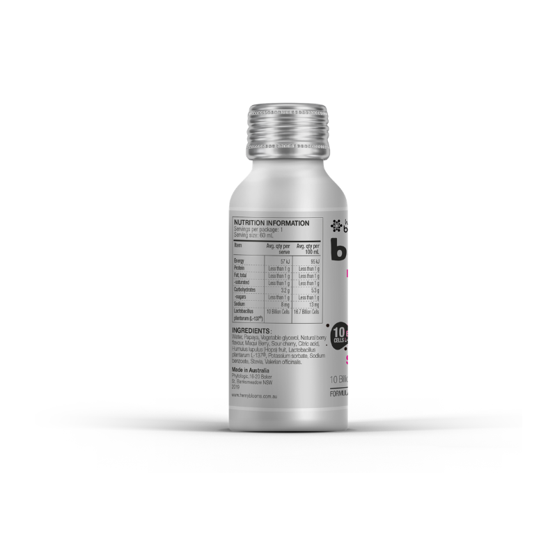 BellyMe Sleep Well Hops with Valerian 60 mL（Natural Berry Flavour）