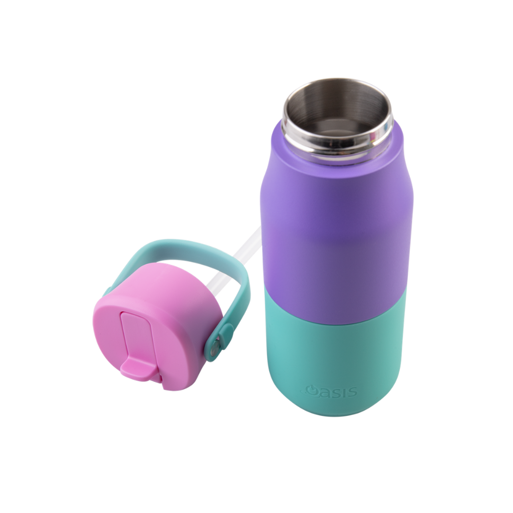 Oasis Double Wall Insulated Sipper Jnr Drink Bottle - 400ml
