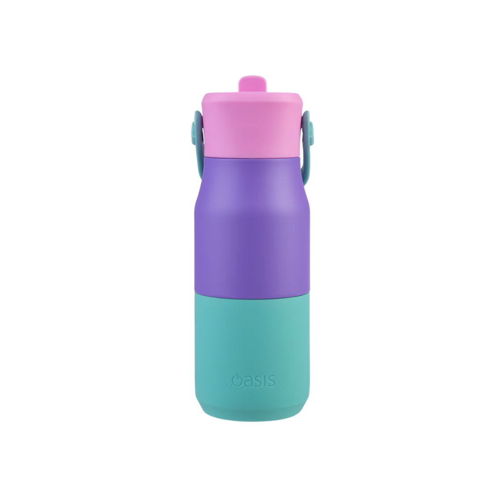 Oasis Double Wall Insulated Sipper Jnr Drink Bottle - 400ml