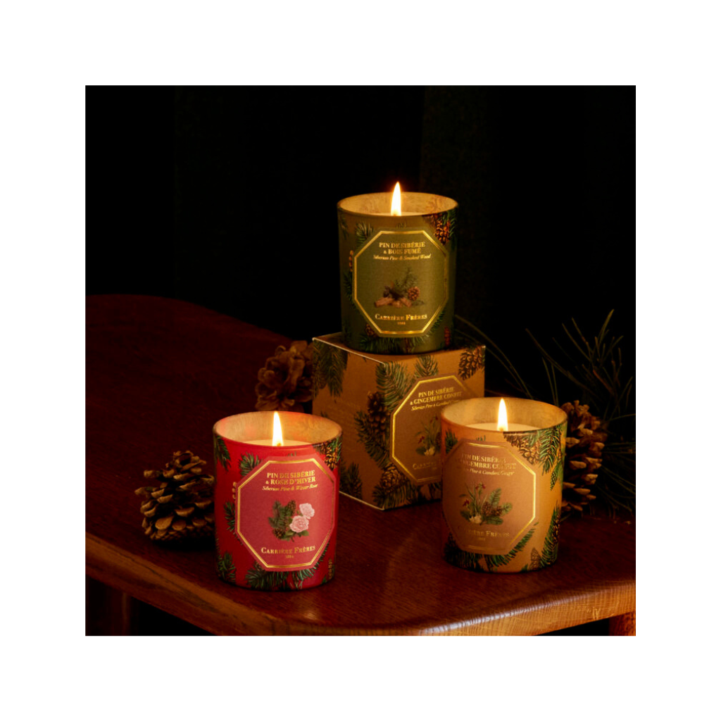 Carrière Frères Christmas Edition Siberian Pine & Candied Ginger Scented Candle