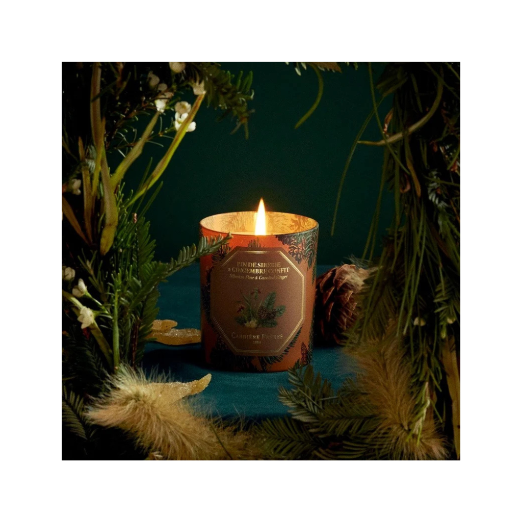Carrière Frères Christmas Edition Siberian Pine & Candied Ginger Scented Candle