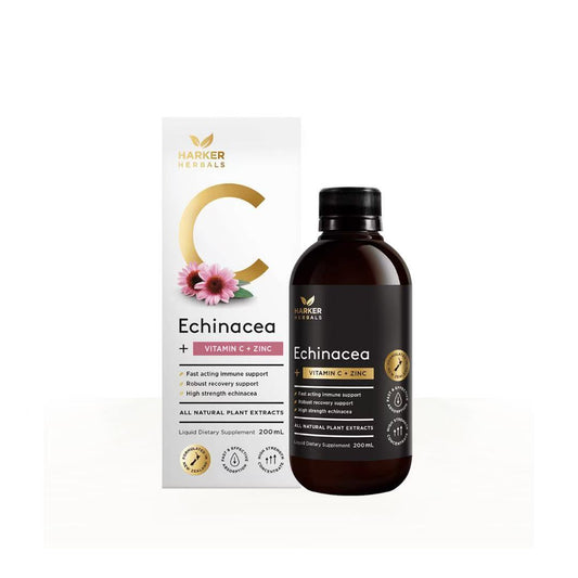 Harker Herbals Echinacea, Vitamin C + Zinc 200ml