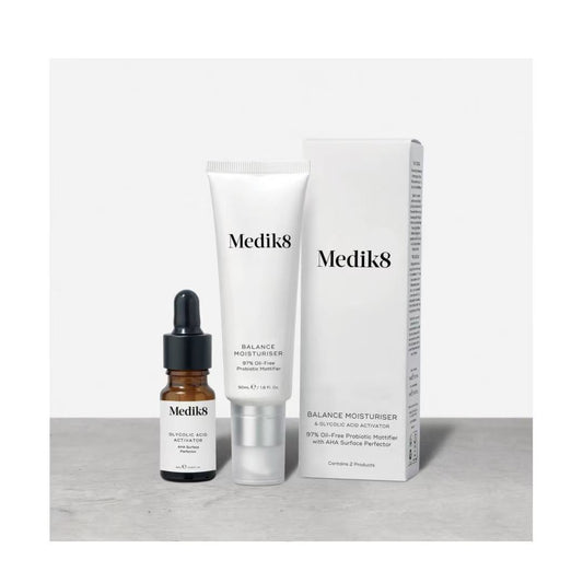 MEDIK8 Balance Moisturiser & Glycolic Acid Activator 2 Products