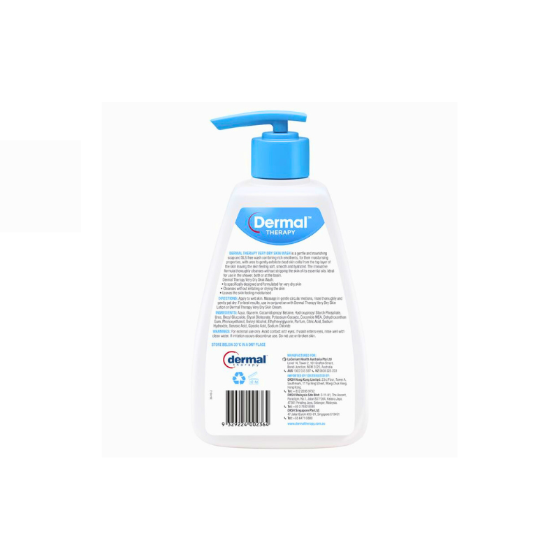 Dermal Therapy Very Dry Skin Wash 1 Litre